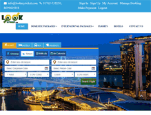 Tablet Screenshot of lookmyticket.com